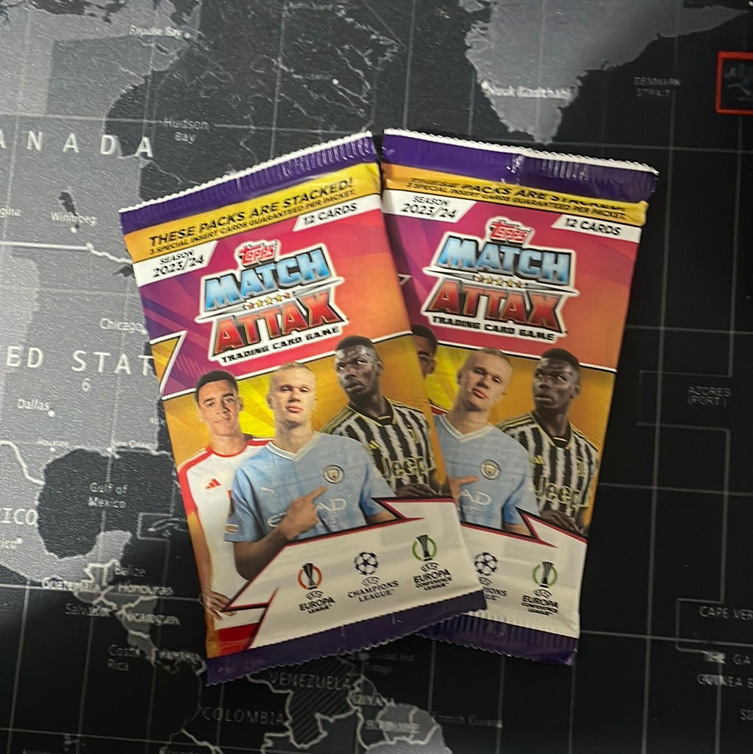 TOPPS Match Attax UEFA - 2 Single Packs